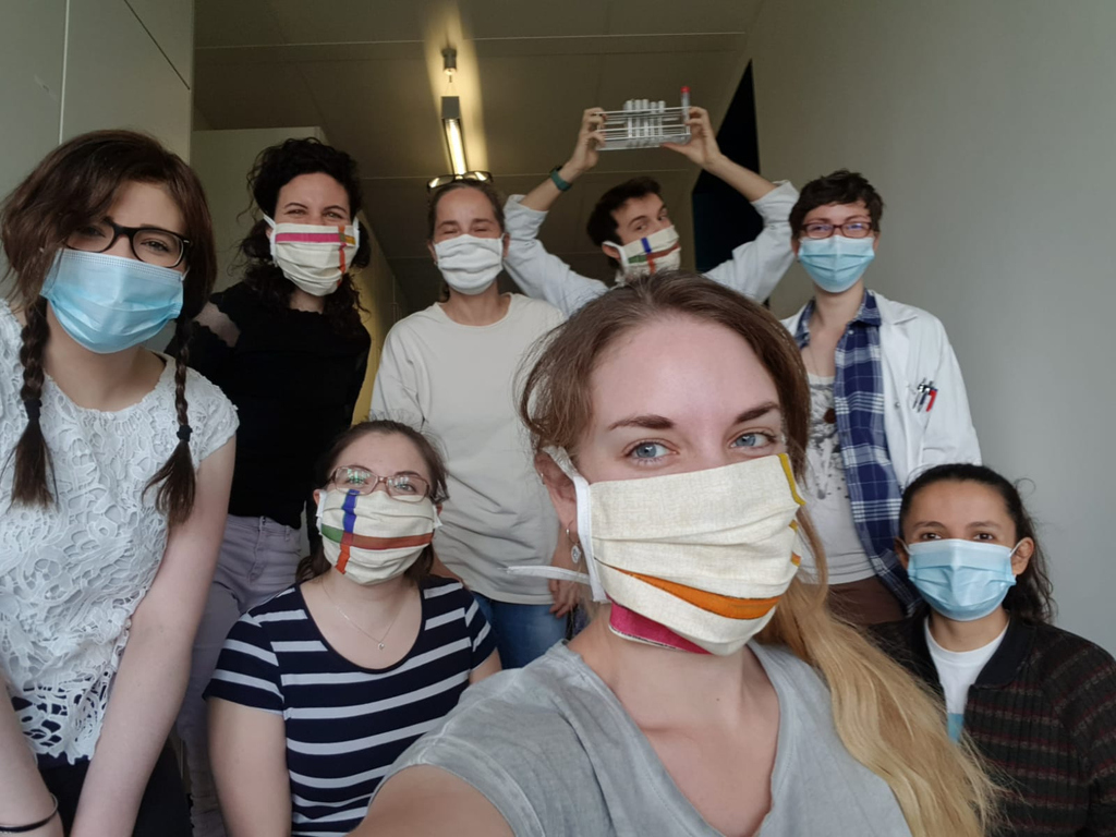 2020 At work with masks